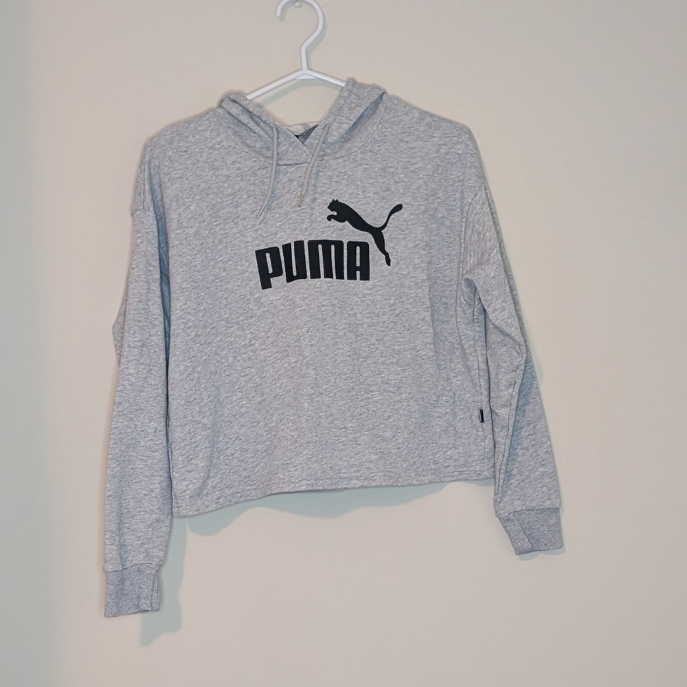 PUMA Women's Gray Hoodie, Size XS